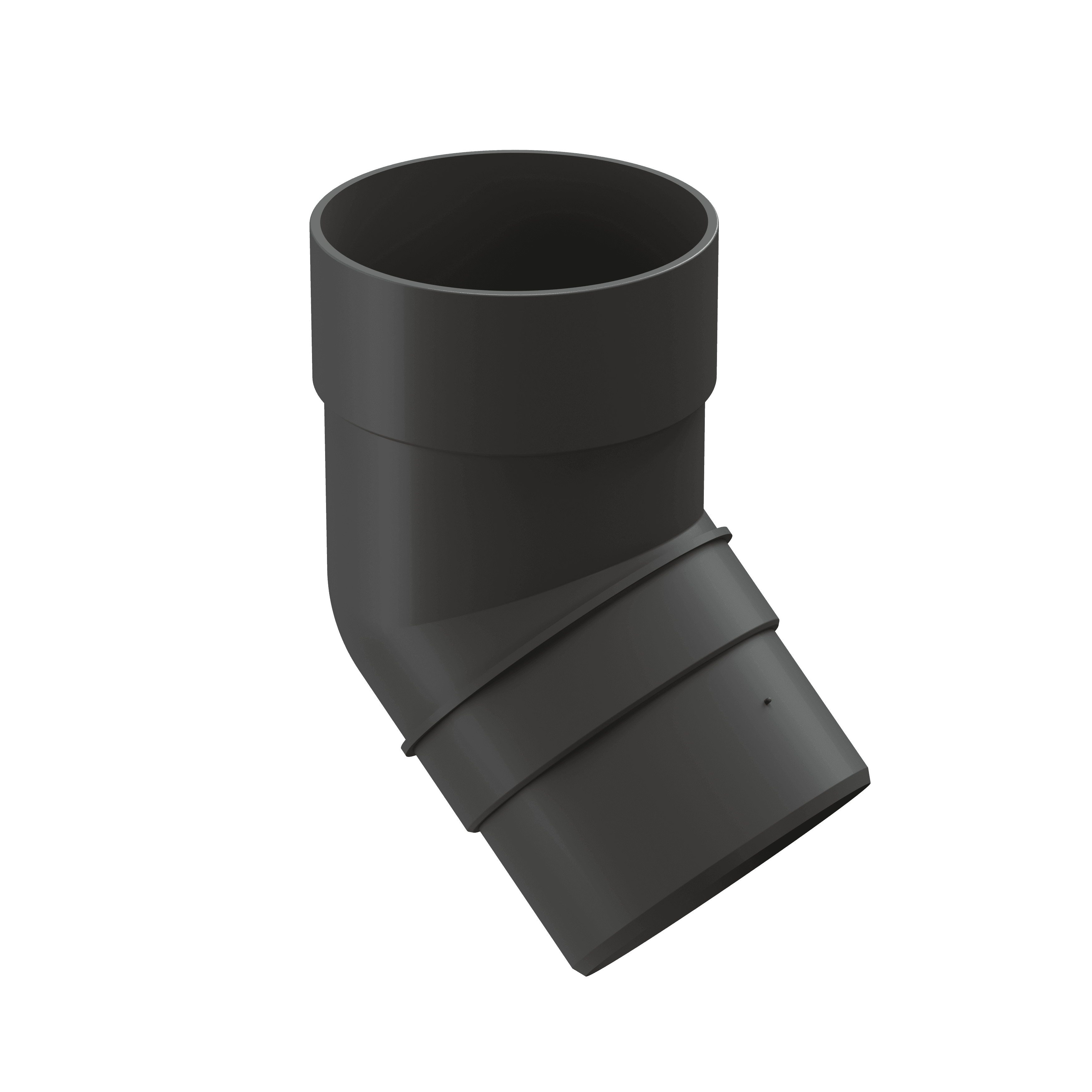 Docke PREMIUM Колено 45° (Графит) - Image 1