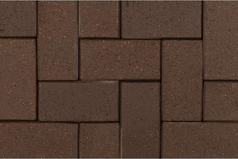 Брусчатка тротуарная клинкерная ABC Schwarz Braun, 200*100*45 мм - Image 1