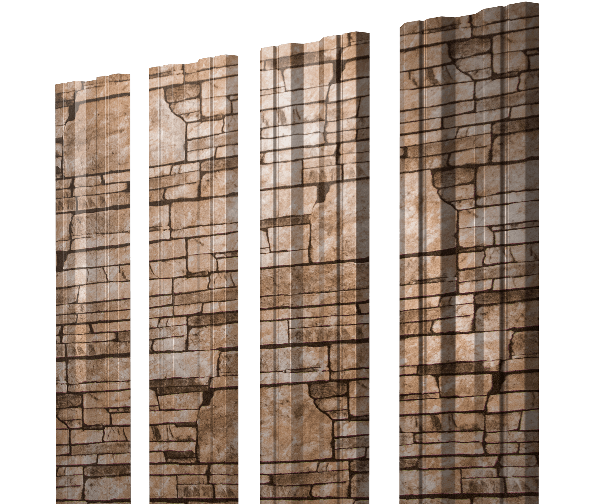 Штакетник Twin с прямым резом 0,45 Print Elite Sand Stone Twin с прямым резомColor - Image 11
