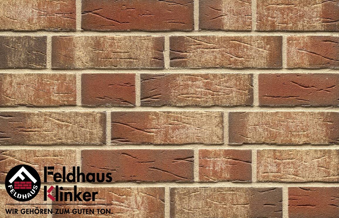 Плитка фасадная клинкерная Feldhaus Klinker R690NF14 sintra ardor blanca, 240*71*14 мм - Image 1