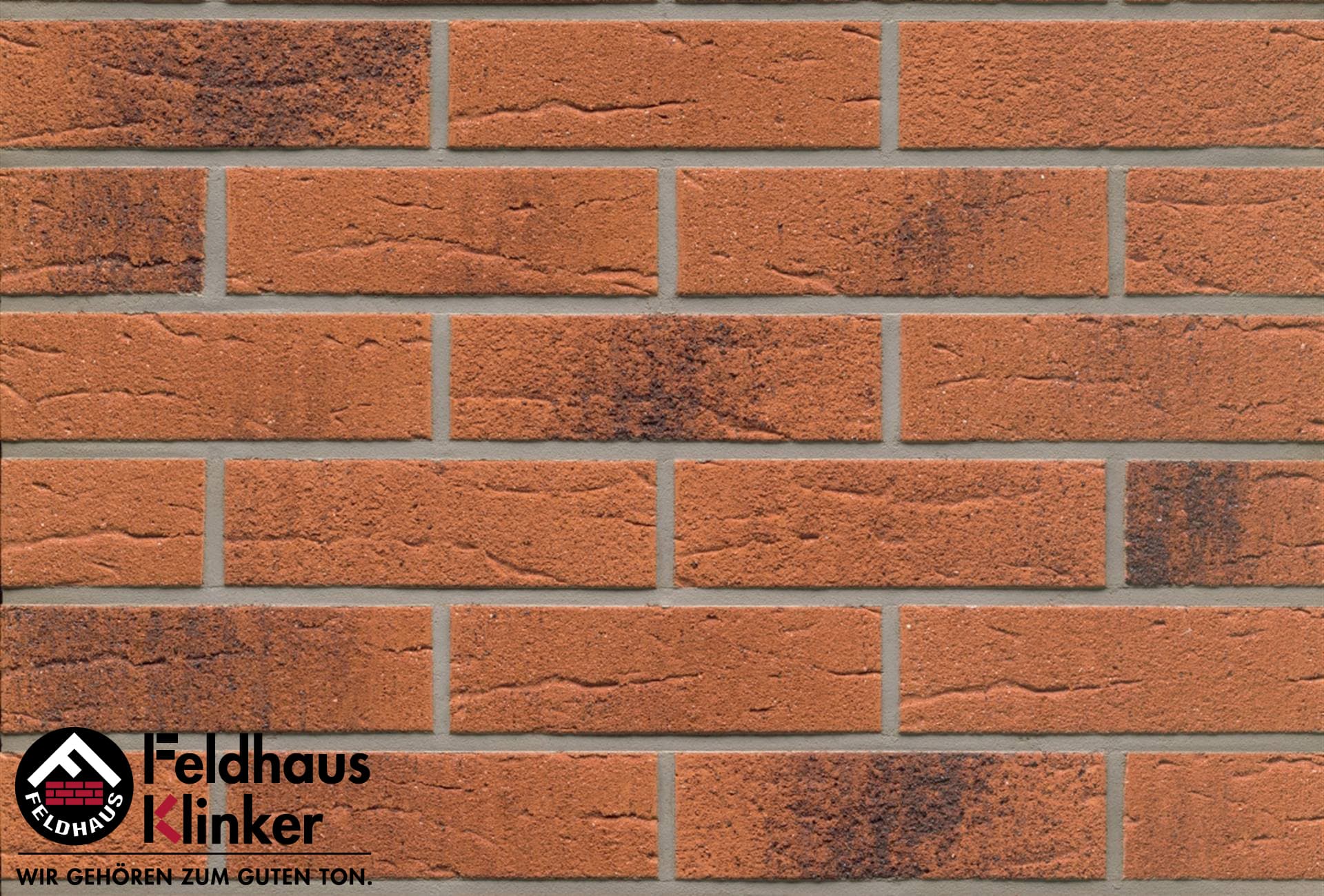 Плитка фасадная клинкерная Feldhaus Klinker R228NF9 terracota rustico carbo, 240*71*9 мм - Image 1