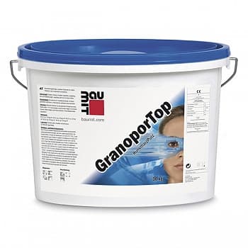 Штукатурка декоративная акриловая Baumit GranoporTop Шуба 3.0 база, 25 кг - Image 1