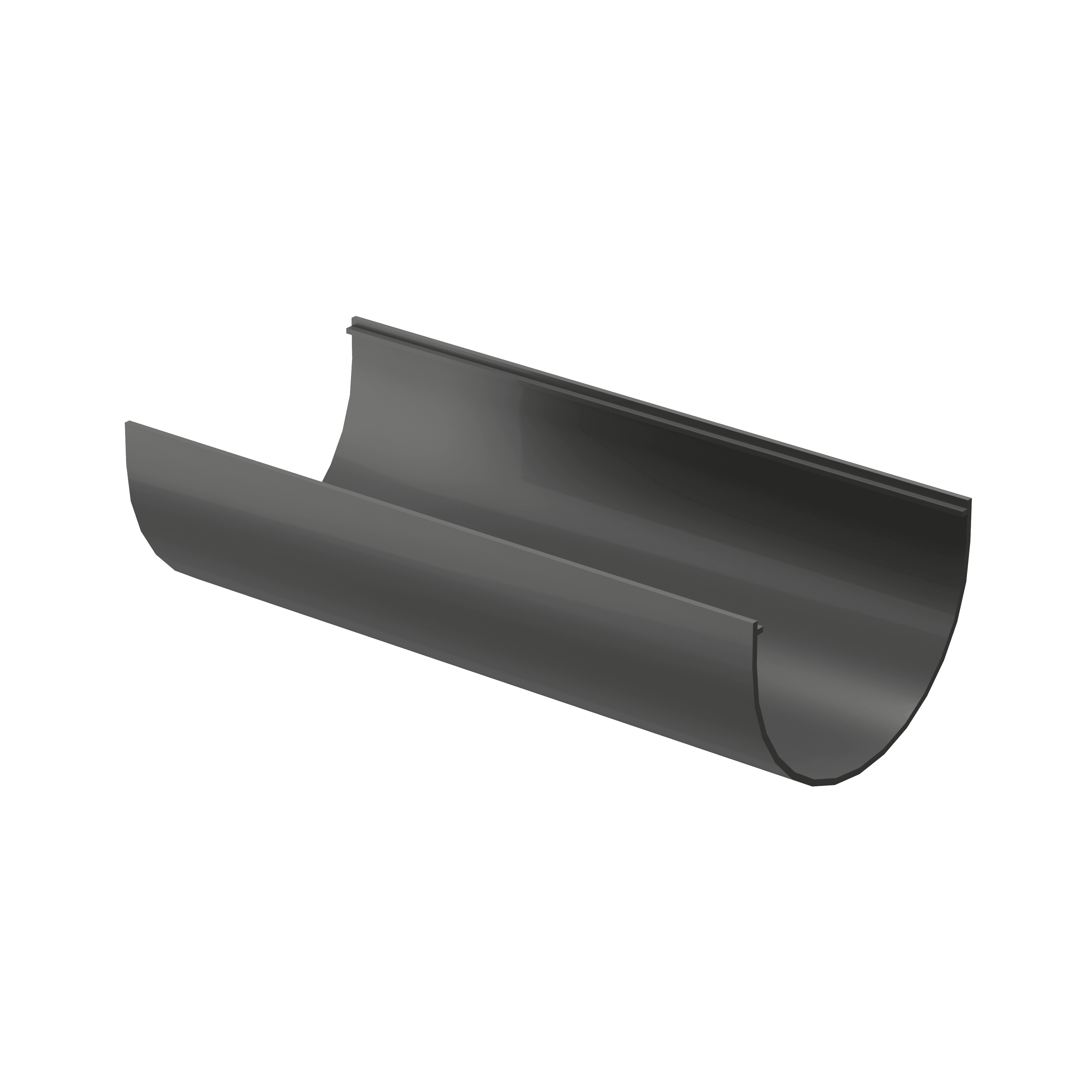 Docke STANDARD Желоб водосточный 120 мм * 3м (Серый 7024) - Image 1