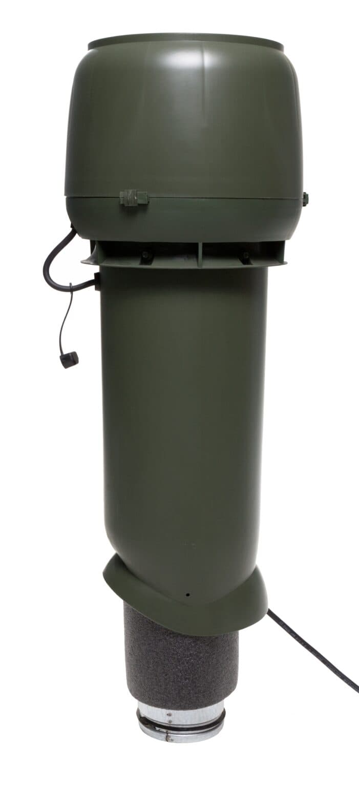 Вентилятор с шумопоглотителем Vilpe E190P/Ø125/700, зеленый - Image 1