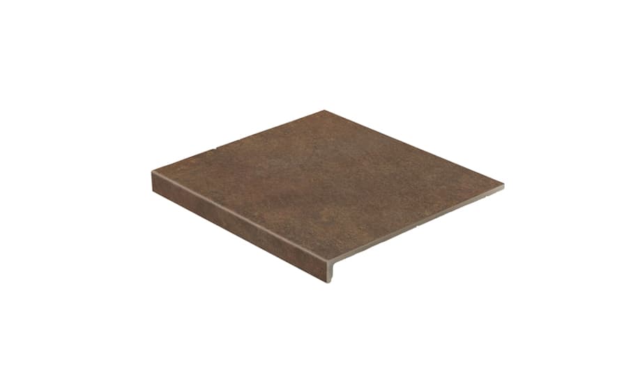 Ступень прямоугольная клинкерная Stroeher Keraplatte Asar Loftstufe 640 maro, 340*294*11 мм - Image 1