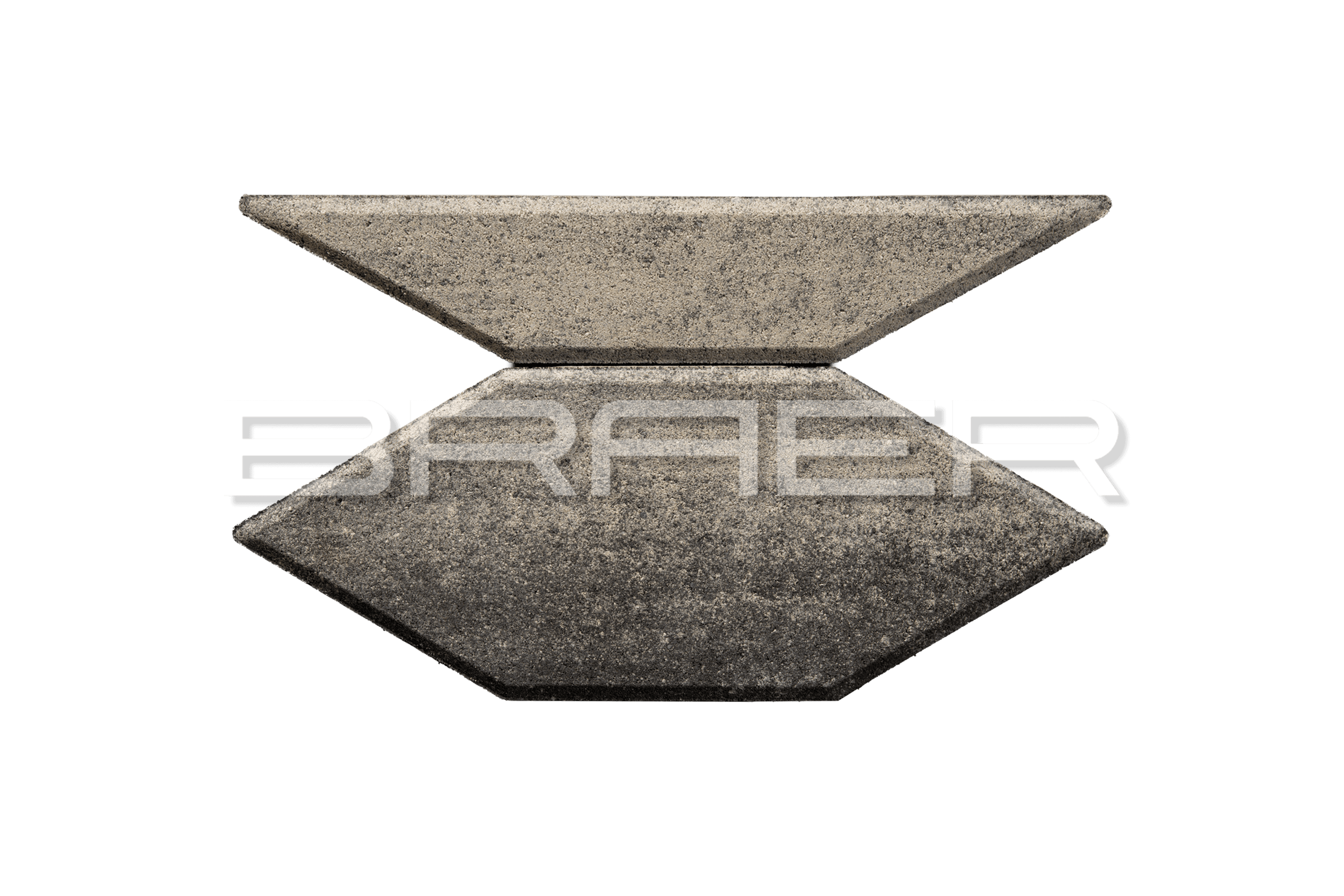 Плитка тротуарная Braer Карат Color Mix Ночь, h=80 мм - Image 2