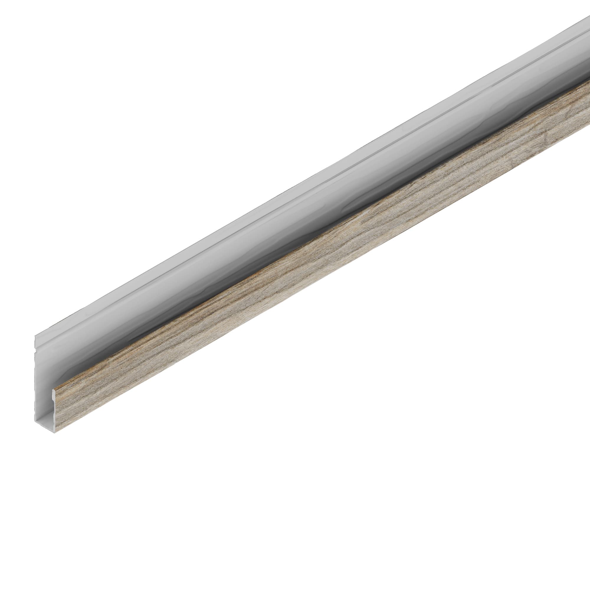 G-планка L=2 м AquaSystem Printech (AlZn120) 0,45 Сибирская пихта фактурный - Image 1