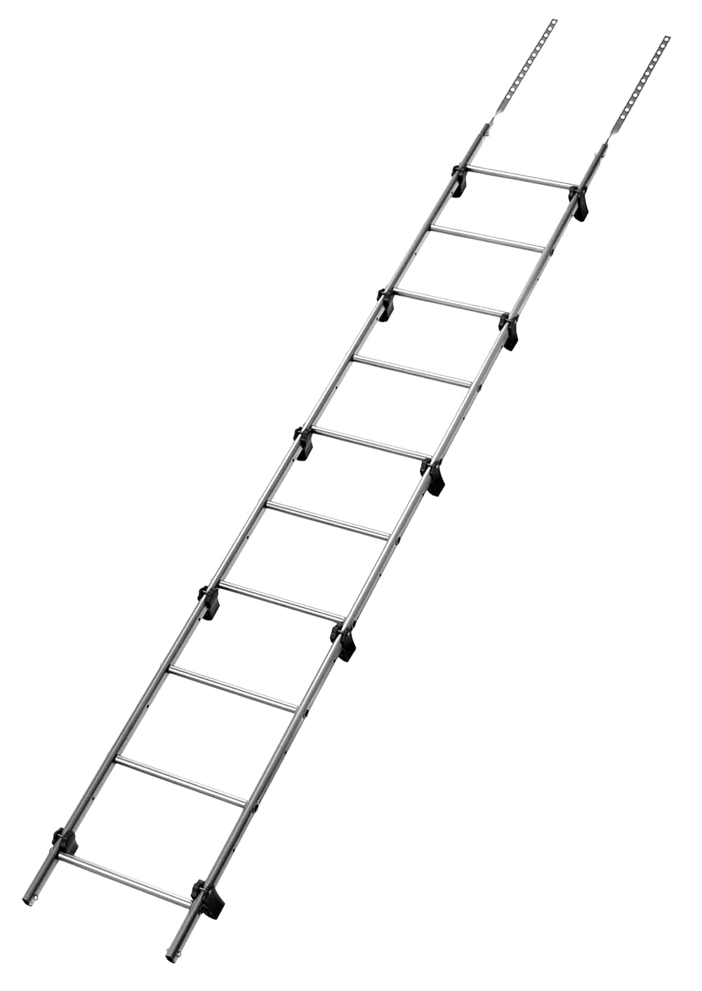 Лестница кровельная Grand Line RAL 9006 2,76м - Image 1