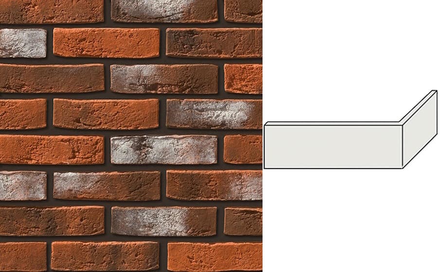 Камень искусственный декоративный под кирпич Leonardo Stone Дижон (тычок) 480 - Image 1