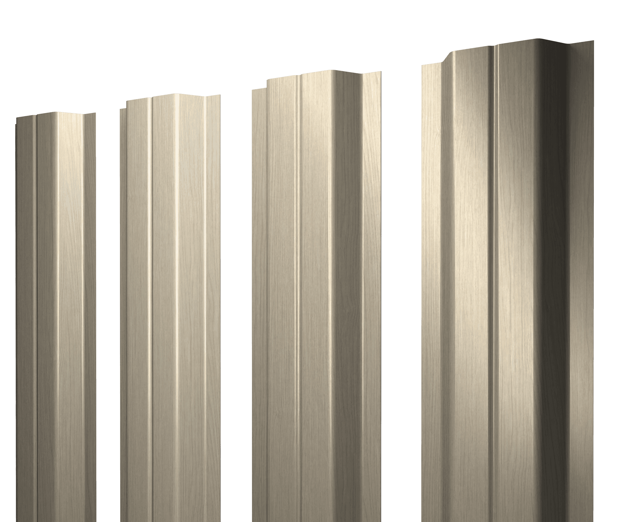 Штакетник П-образный A с прямым резом 0,45 Print Elite Milky Wood TwinColor - Image 19