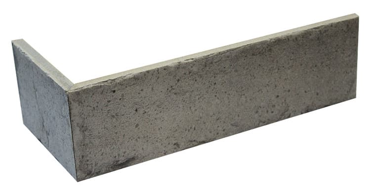 Плитка фасадная клинкерная угловая Interbau Brickloft INT575 Felsgrau, 240*115*52*10 мм - Image 1