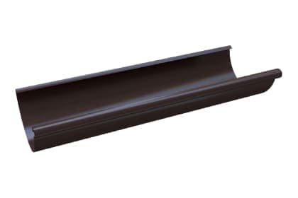 Желоб водосточный L=3 м Ø125 Braas Steel, коричневый - Image 1