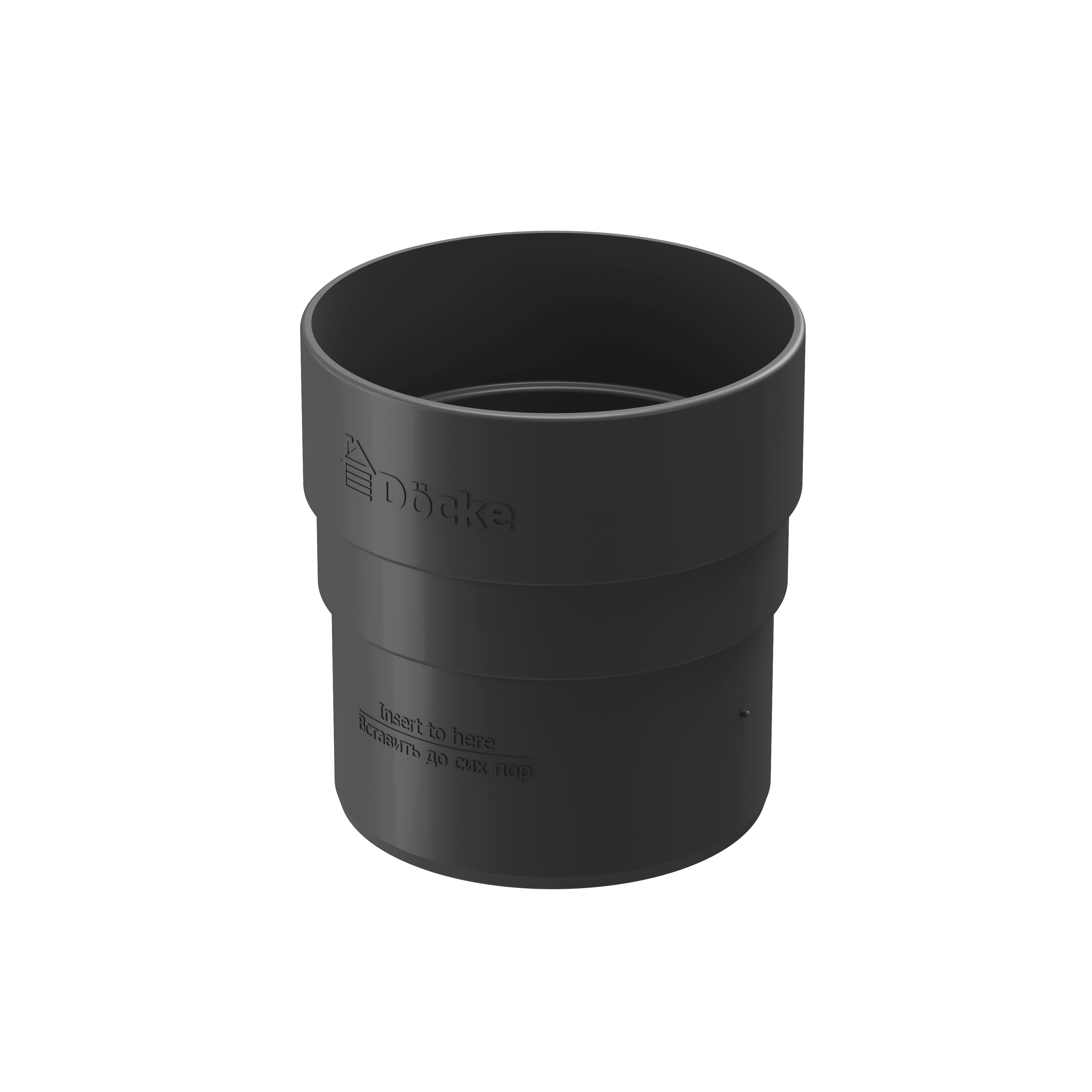 Docke STANDARD Муфта соединительная 80 мм (Серый 7024) - Image 1