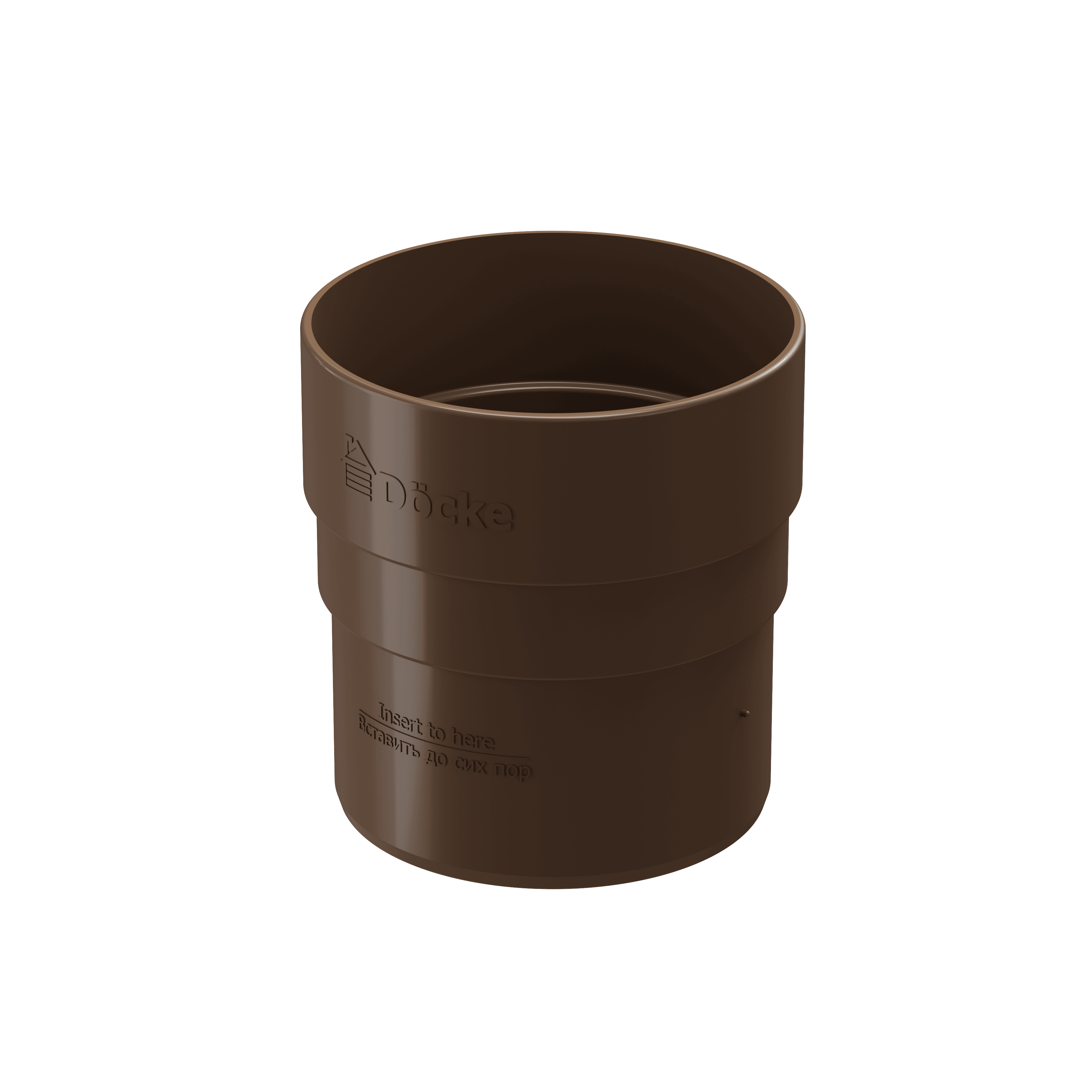 Docke STANDARD Муфта соединительная 80 мм (Светло-коричневый) - Image 1