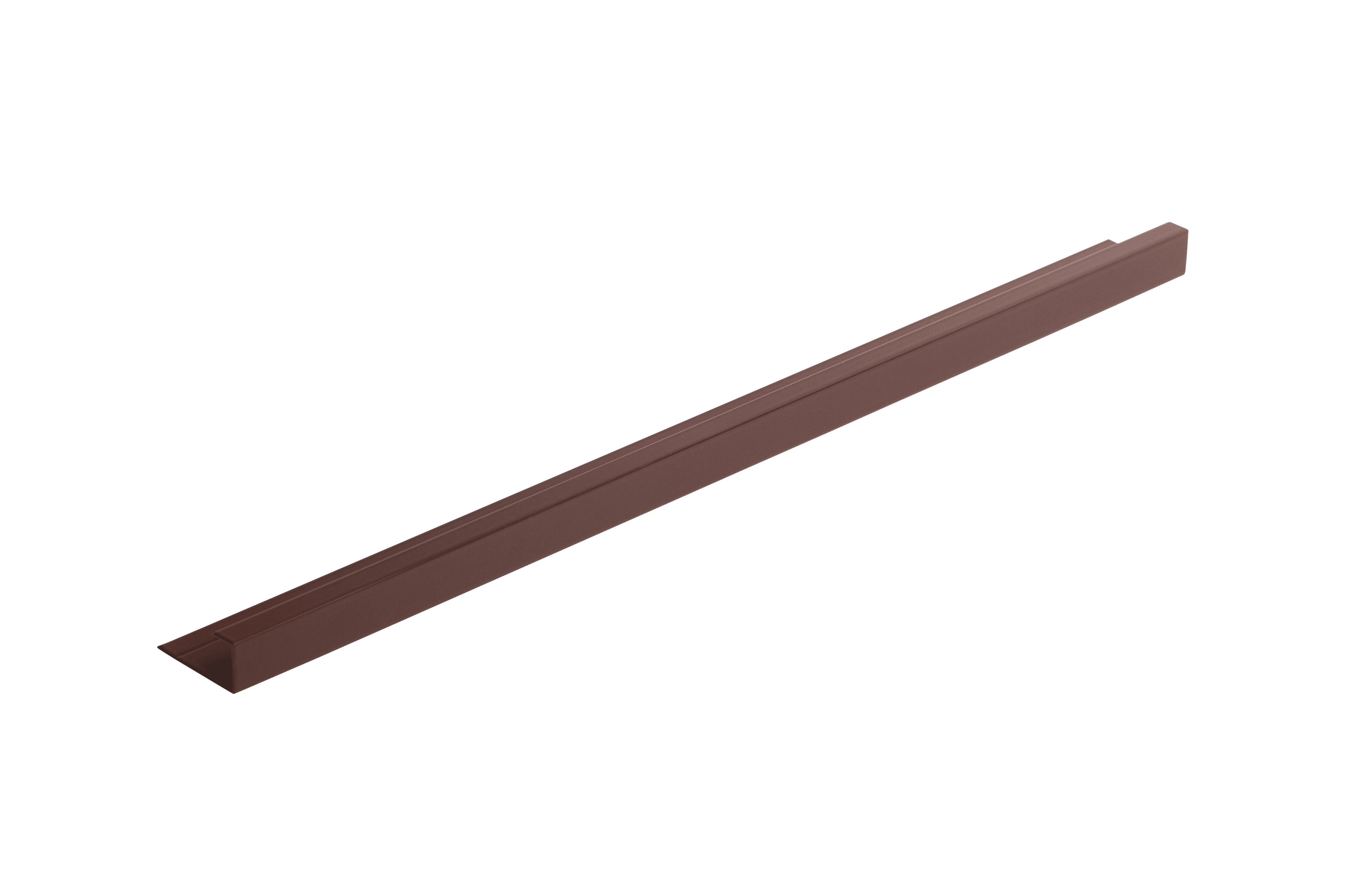 Профиль окантовочный алюминиевый 300 GRINDERDECO Бурый, 3000*17,5*10 мм - Image 1