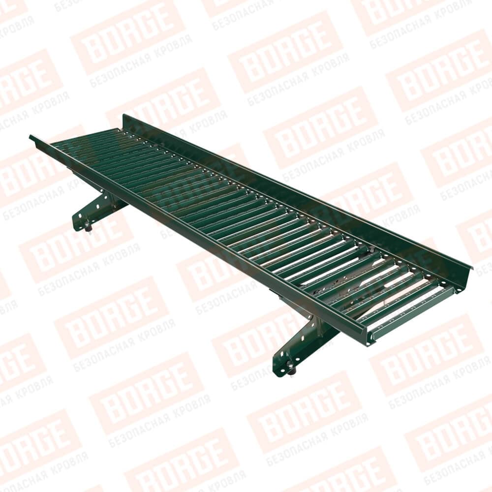 Мостик переходной для металлочерепицы L=1,5 м Borge зеленый мох RAL 6005 - Image 1