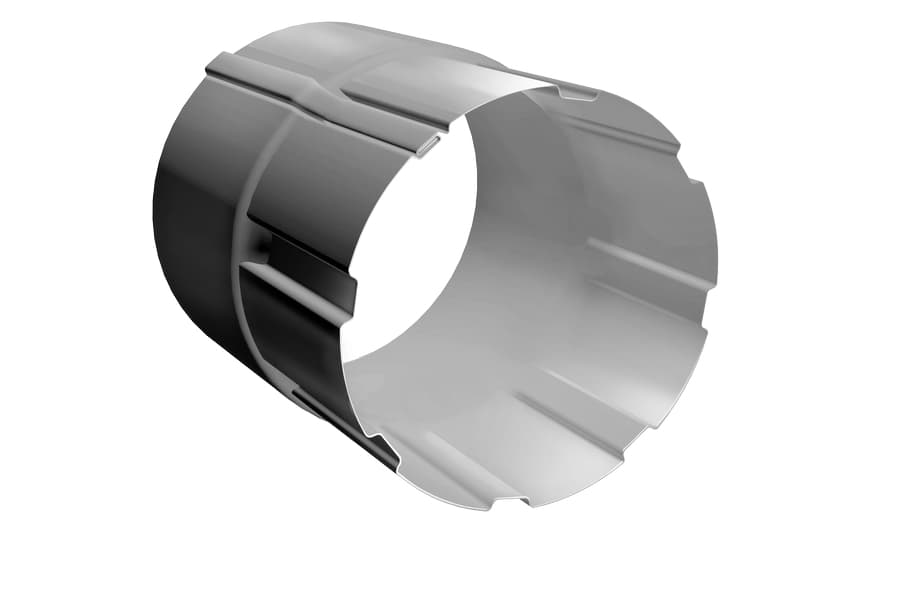 Соединитель трубы Grand Line 90 мм RAL 9003 сигнальный белый - Image 1