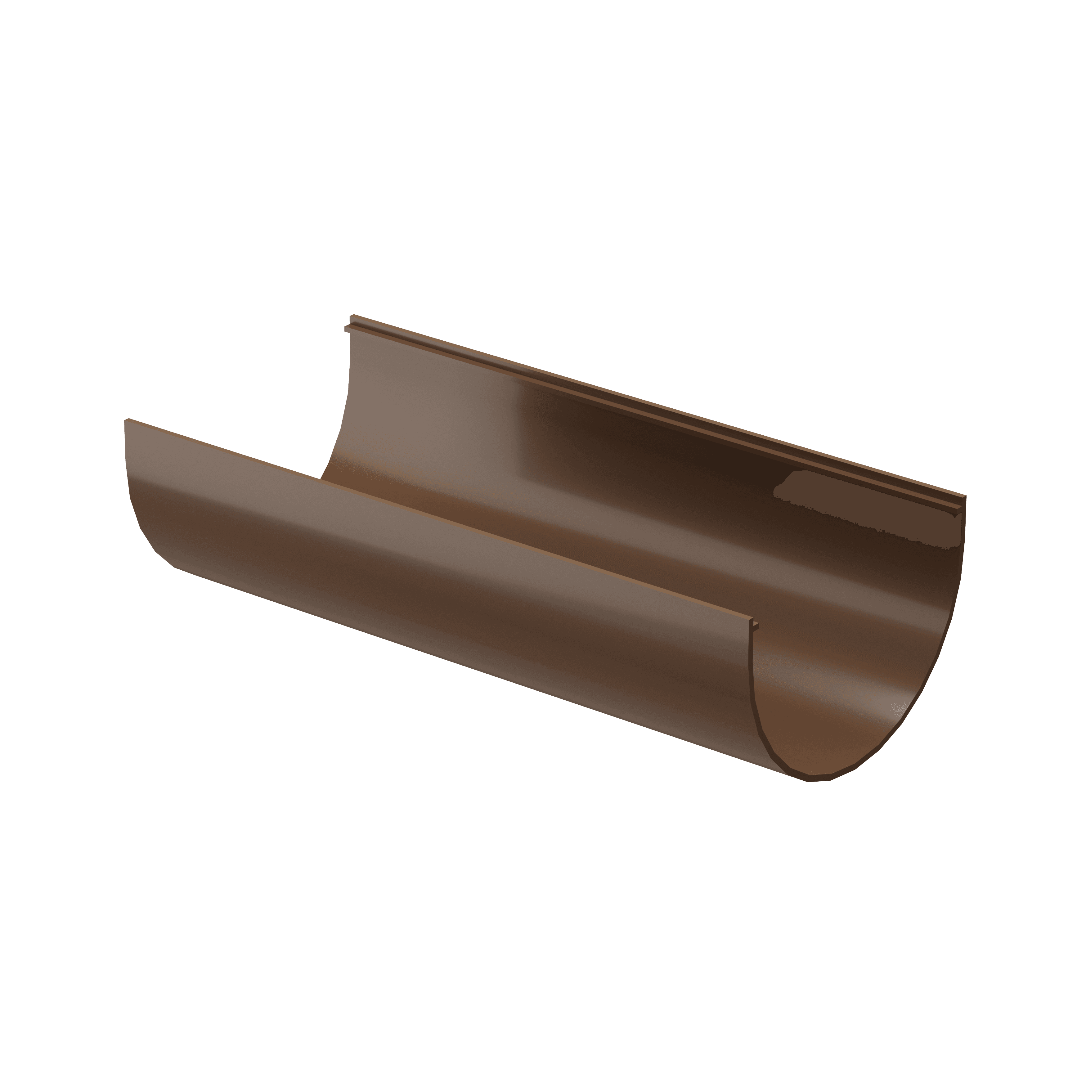 Docke STANDARD Желоб водосточный 120 мм * 3м (Светло-коричневый) - Image 1