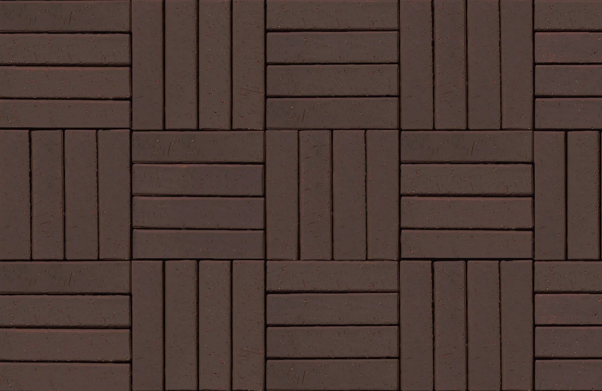 Брусчатка клинкерная Westerwaelder Klinker WK105DB Design Dunkel Braun, 240*52*50 мм - Image 1