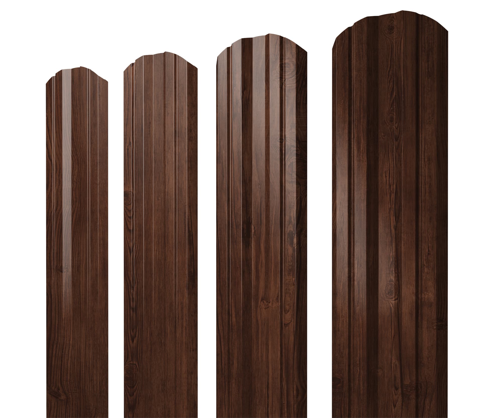 Штакетник Twin фигурный 0,45 Print Elite Cherry Wood TwinColor - Image 11