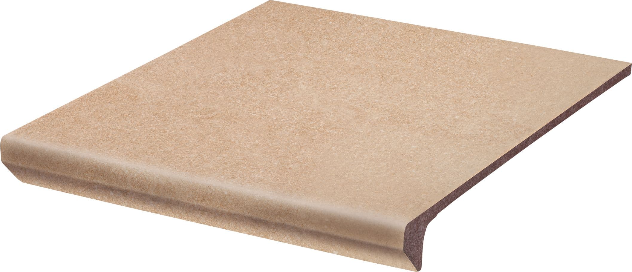 Ступень-флорентинер клинкерная структурная Paradyz Mattone Sabbia Beige, 330*300*11 мм - Image 1