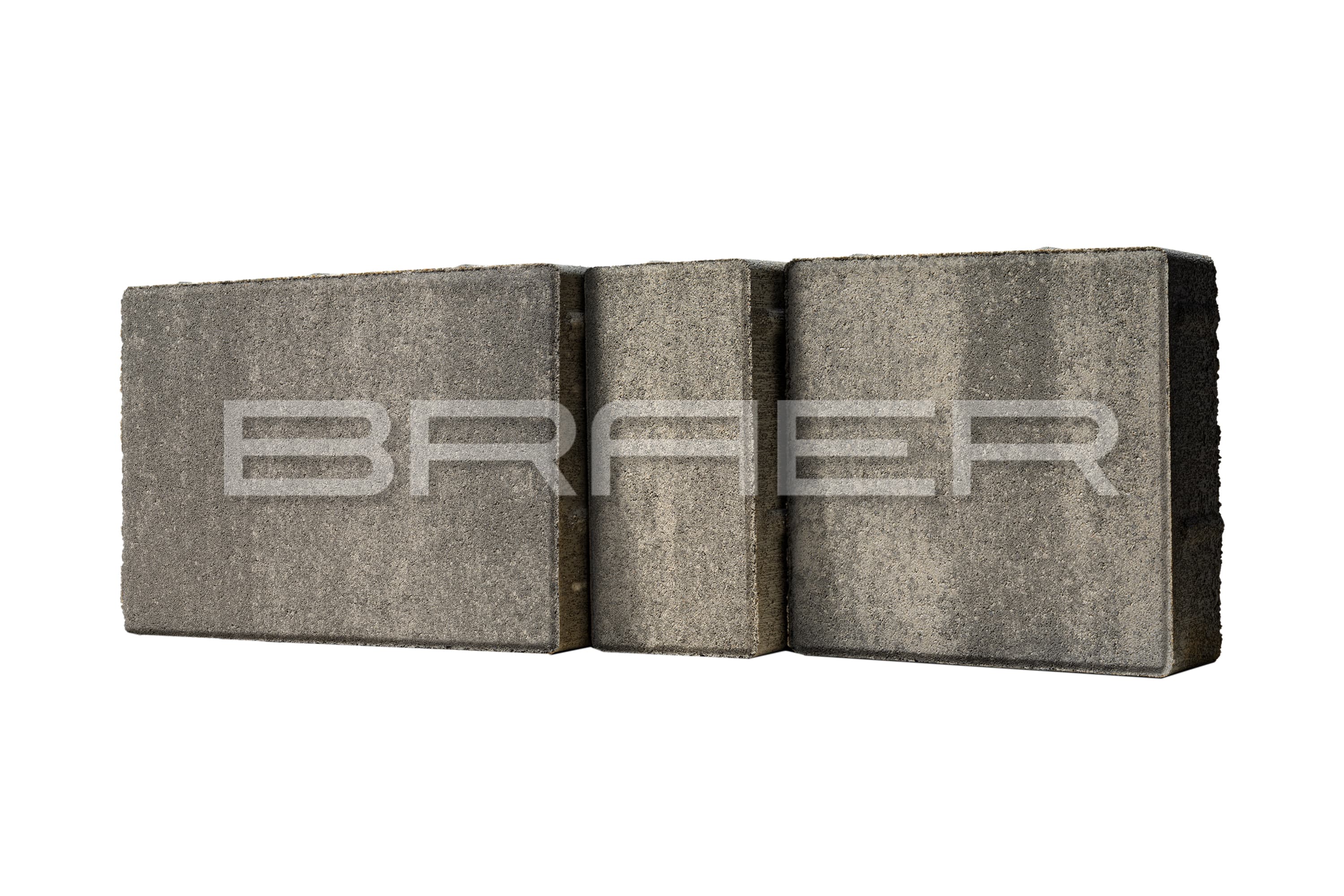 Плитка тротуарная Braer Мозаика Color Mix Туман, h=60 мм - Image 2