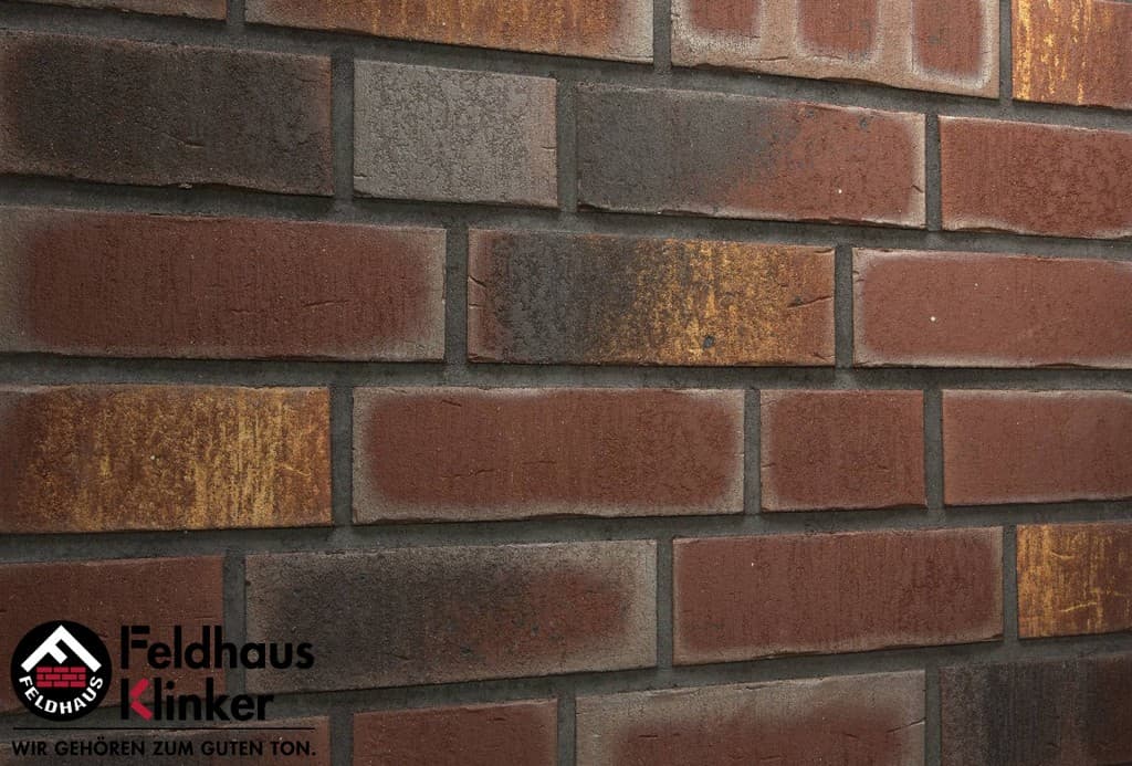 Плитка фасадная клинкерная Feldhaus Klinker R769NF14 vascu cerasi legoro, 240*71*14 мм - Image 2