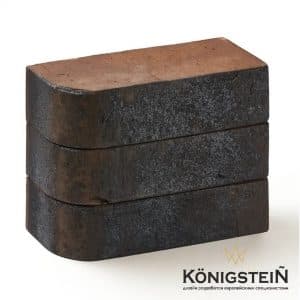 Кирпич керамический облицовочный полнотелый Konigstein Мангейм шварц радиусный 1НФ, 250*120*65 мм - Image 1