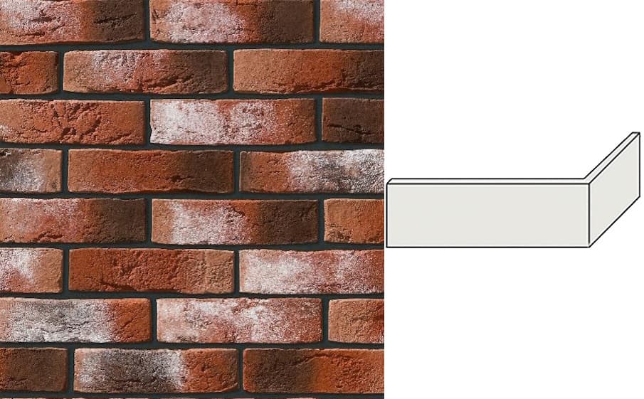 Камень искусственный декоративный под кирпич Leonardo Stone Дижон (тычок) 408 - Image 1