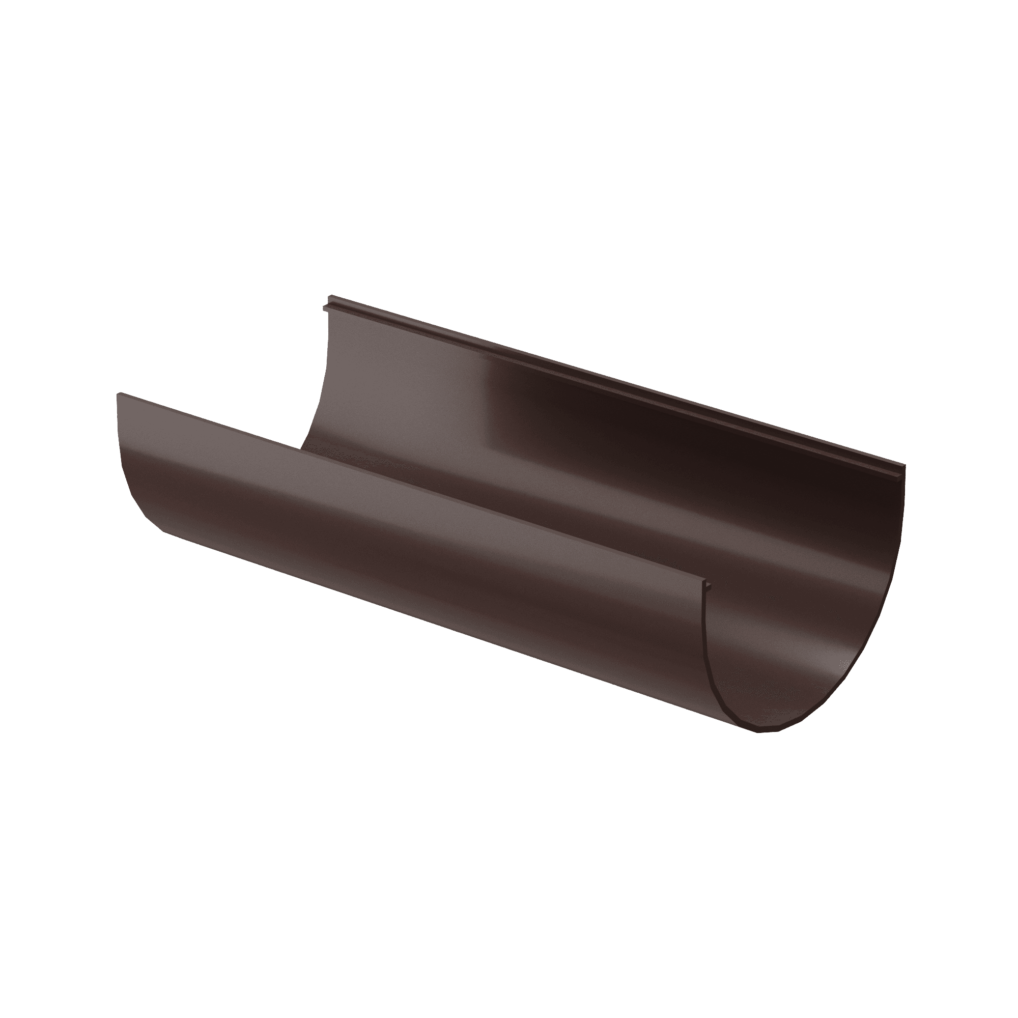 Docke STANDARD Желоб водосточный 120 мм * 2м (Темно-коричневый) - Image 1