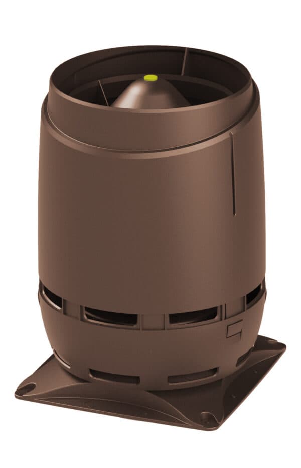Выход вентиляционный Vilpe FLOW 160S + основание 300*300, коричневый - Image 1