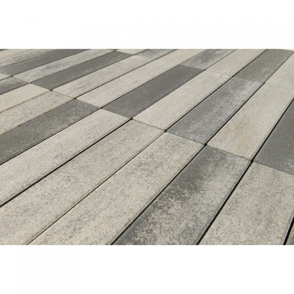 Плитка тротуарная Braer Ригель 2.0 Color Mix Туман, h=60 мм - Image 2