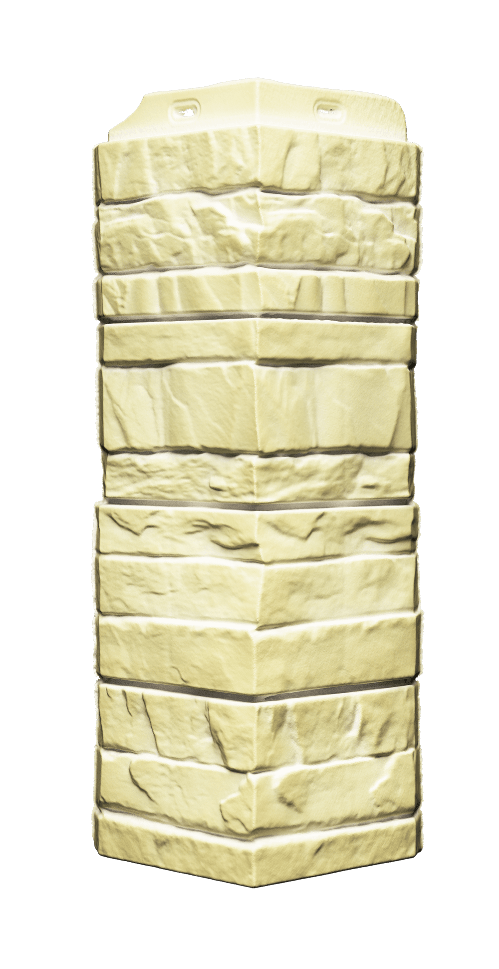 Сайдинг угловой Docke Lux Rocky, Кешью - Image 1