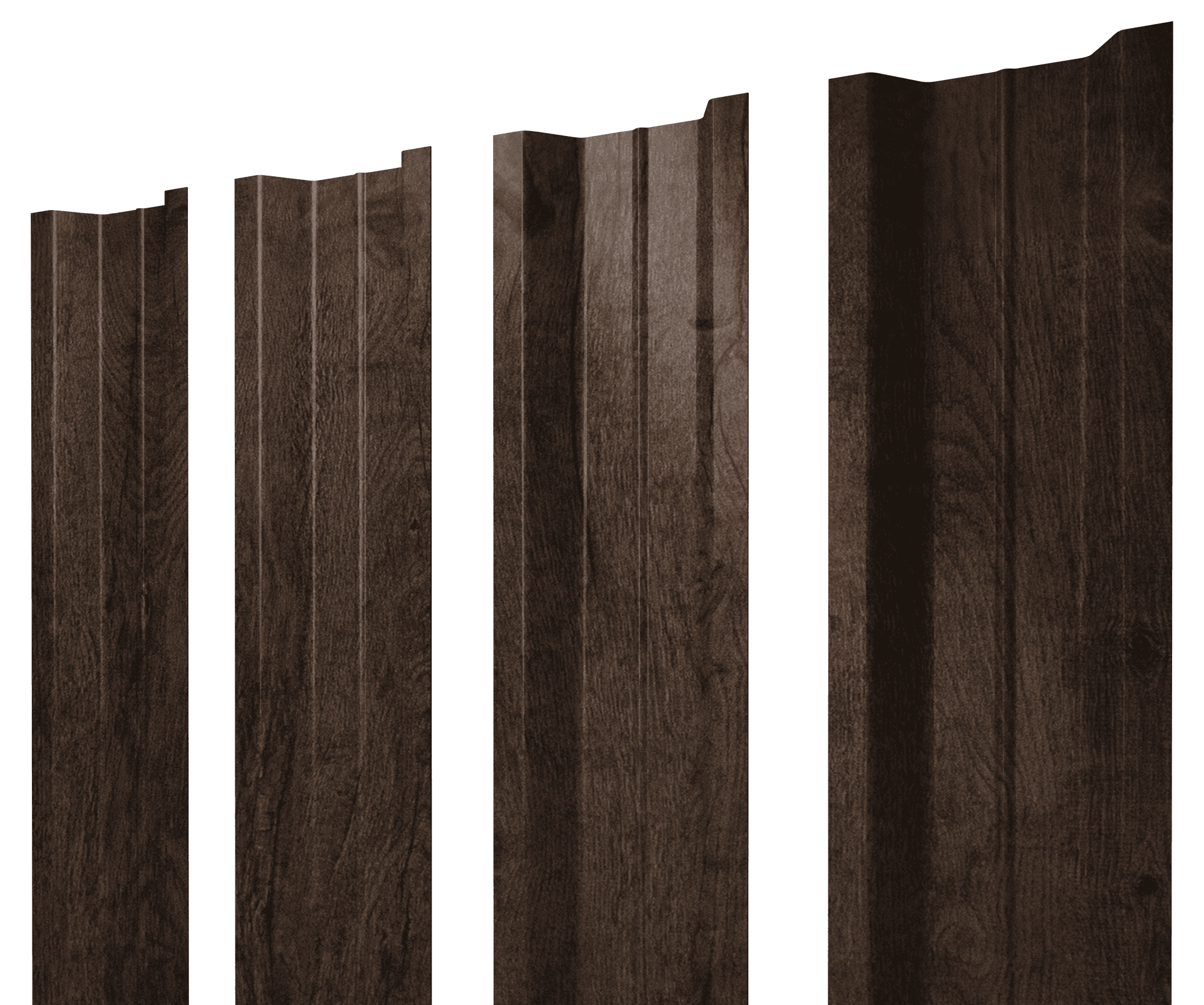 Штакетник П-образный В с прямым резом 0,45 Print Elite Antique Wood TwinColor - Image 18