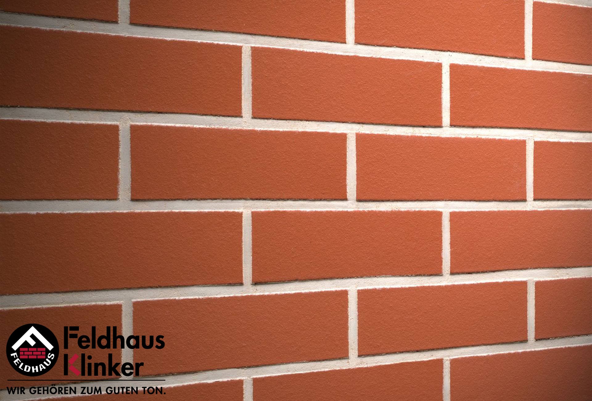 Плитка фасадная клинкерная Feldhaus Klinker R400NF9 carmesi liso, 240*71*9 мм - Image 2