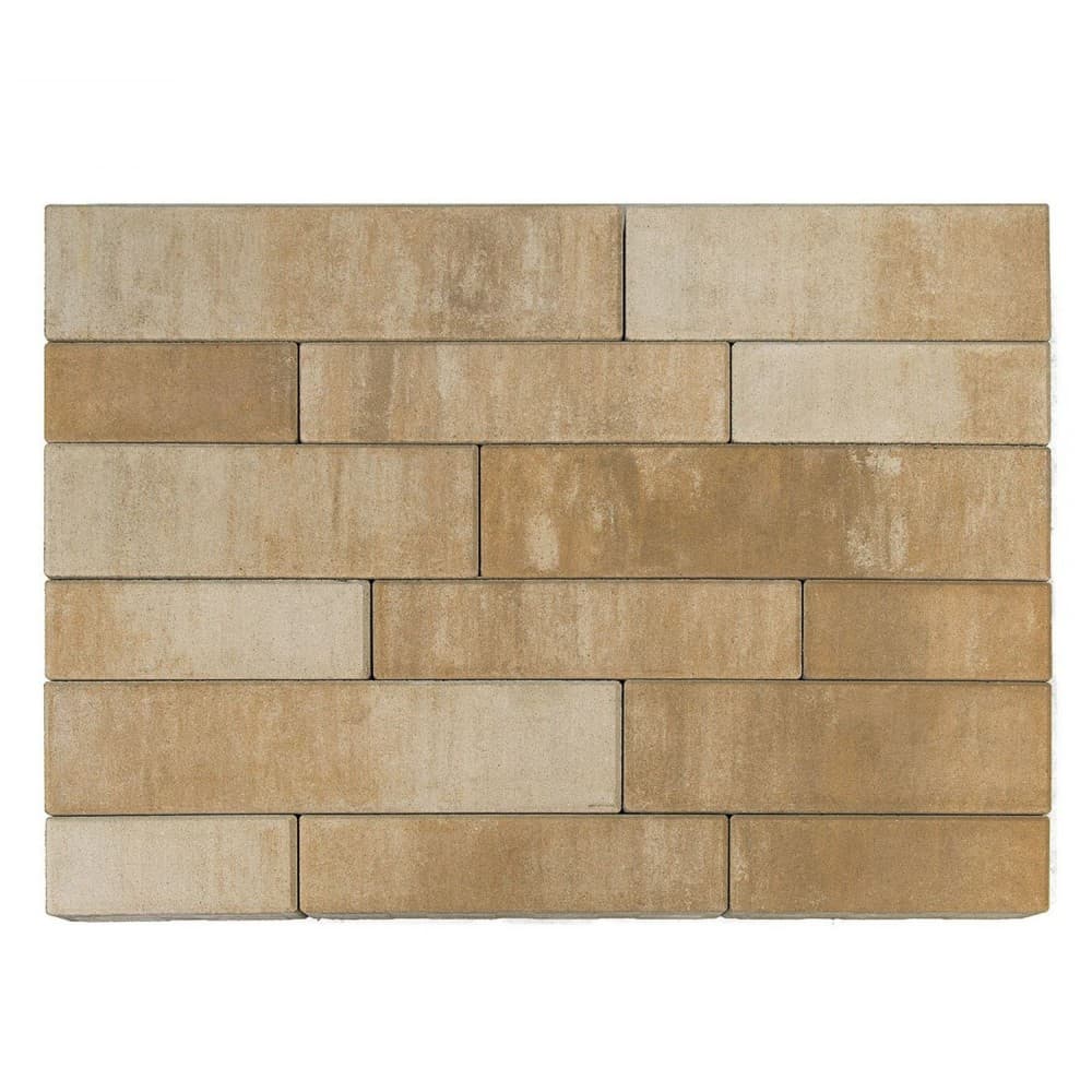 Плитка тротуарная Braer Домино Color Mix Плато, h=60 мм - Image 3