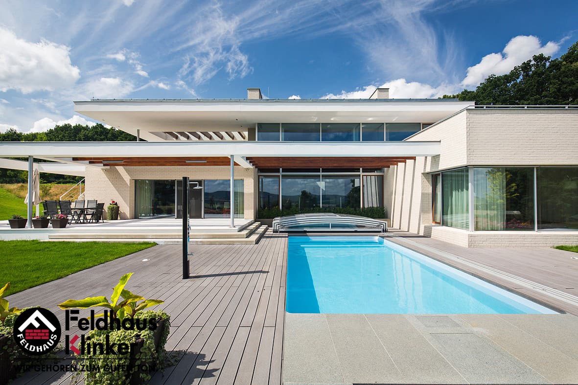 Плитка фасадная клинкерная Feldhaus Klinker R116NF9 perla mana, 240*71*9 мм - Image 3