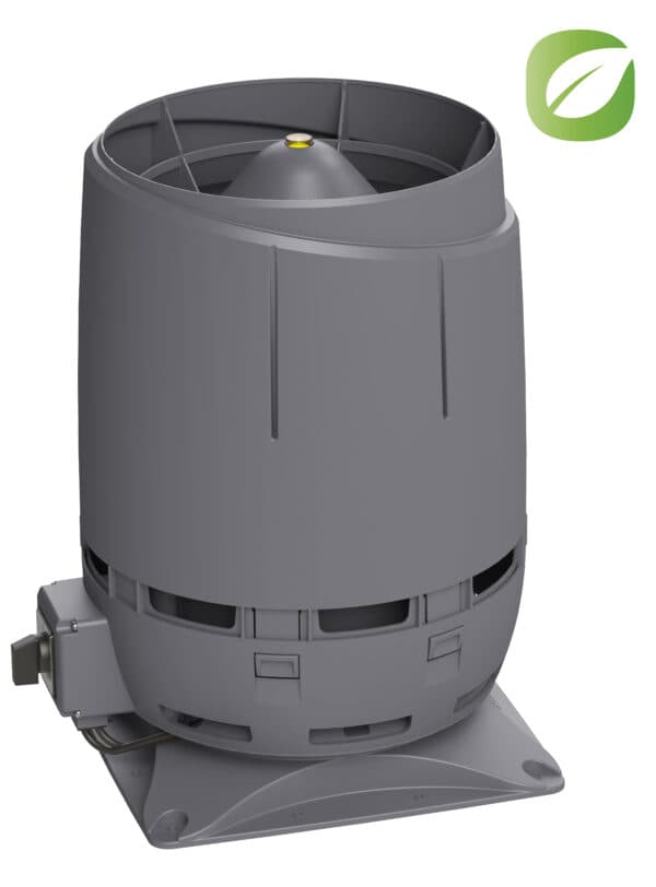 Вентилятор Vilpe FLOW ECo160S + основание 300*300, серый - Image 1