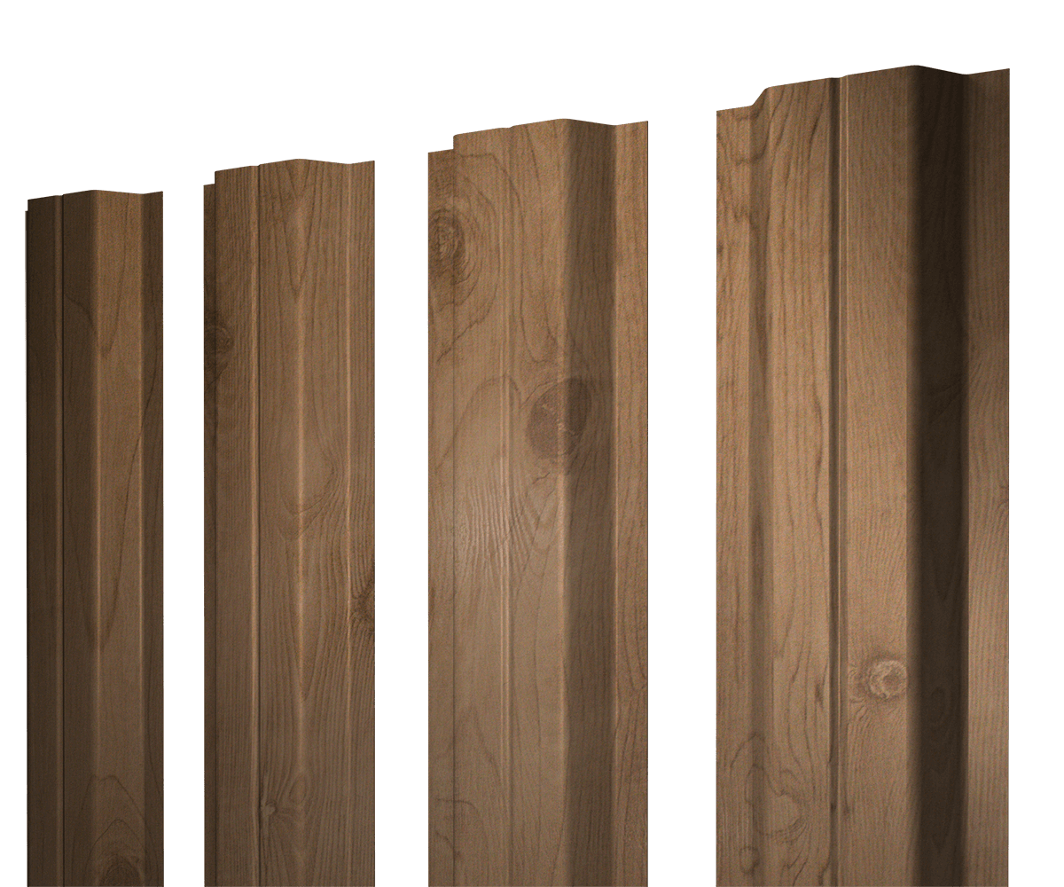 Штакетник П-образный A с прямым резом 0,45 Print Premium Pine Wood Fresh - Image 1