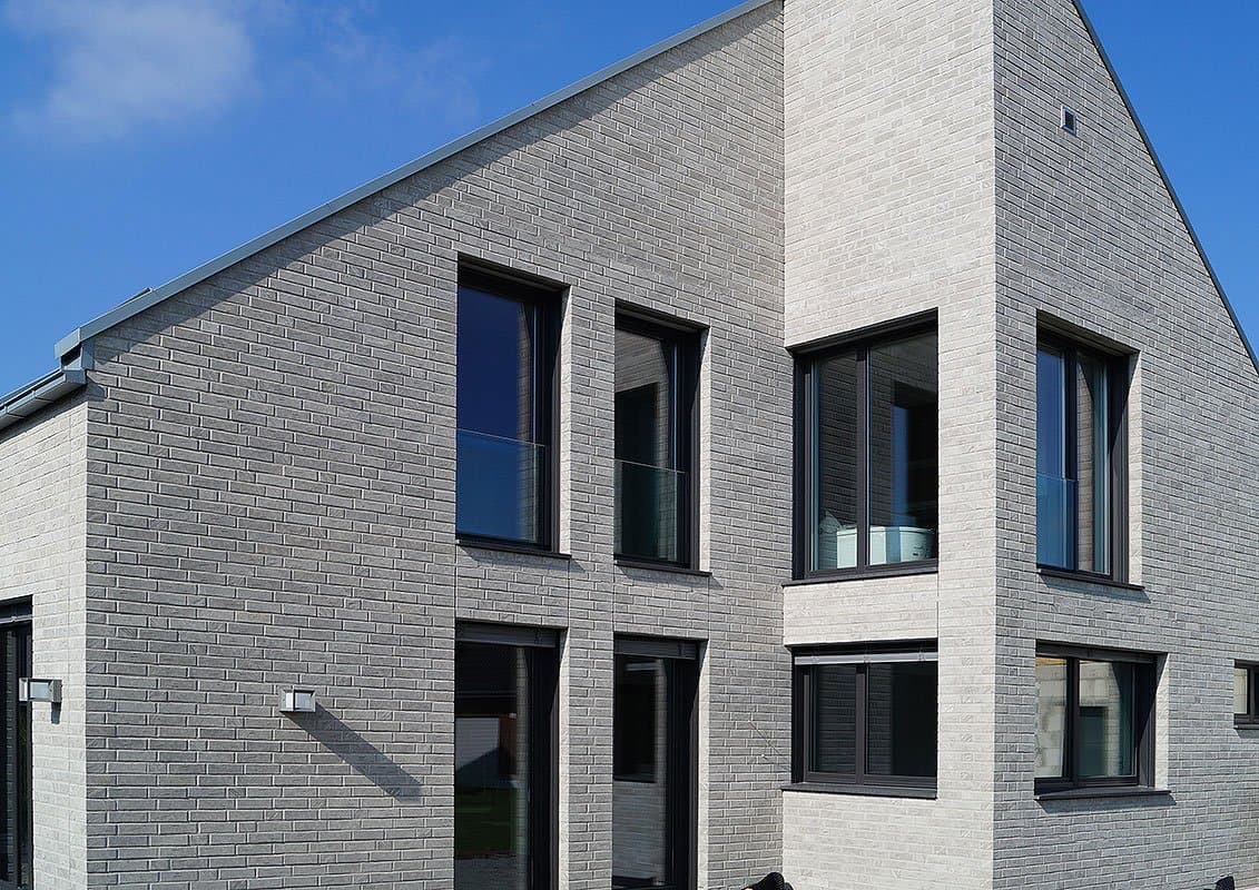 Плитка фасадная клинкерная Roben Aarhus Weissgrau бело-серый, 240*71*14 мм - Image 3