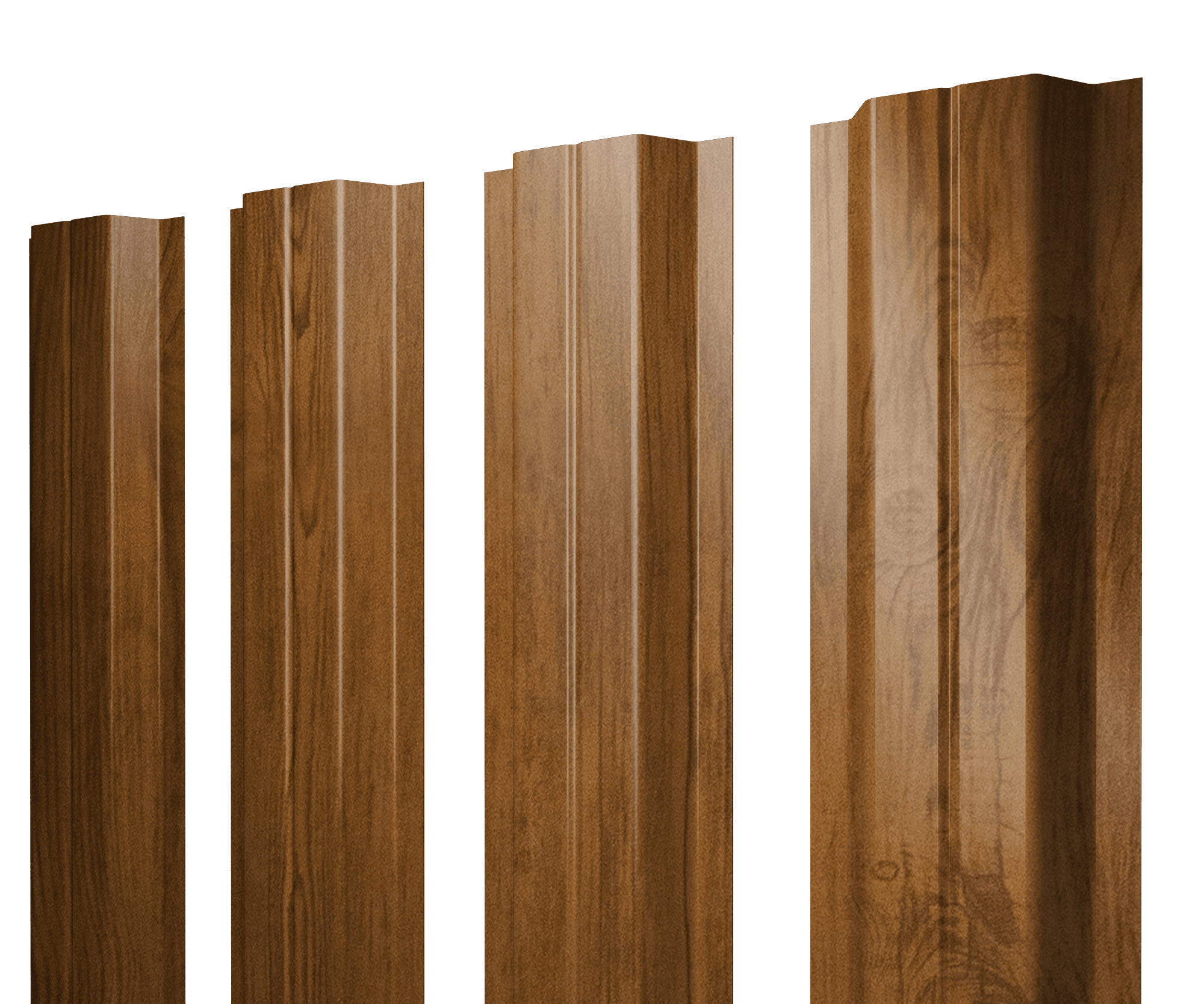 Штакетник П-образный A с прямым резом 0,45 Print-Double Elite Golden Wood - Image 19