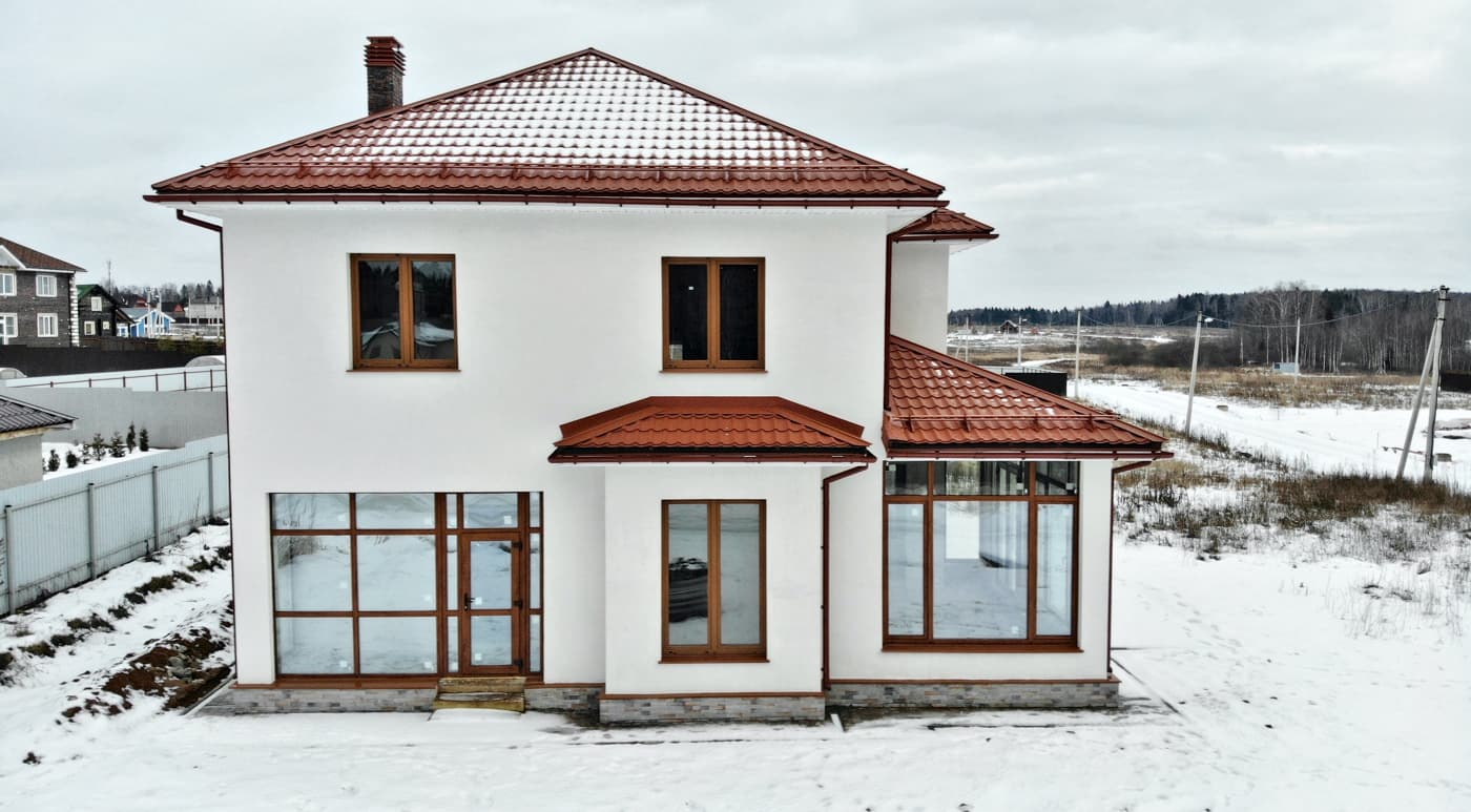 Металлочерепица классик Grand Line 0,5 PurLite Matt RAL 8004 терракота - Image 11