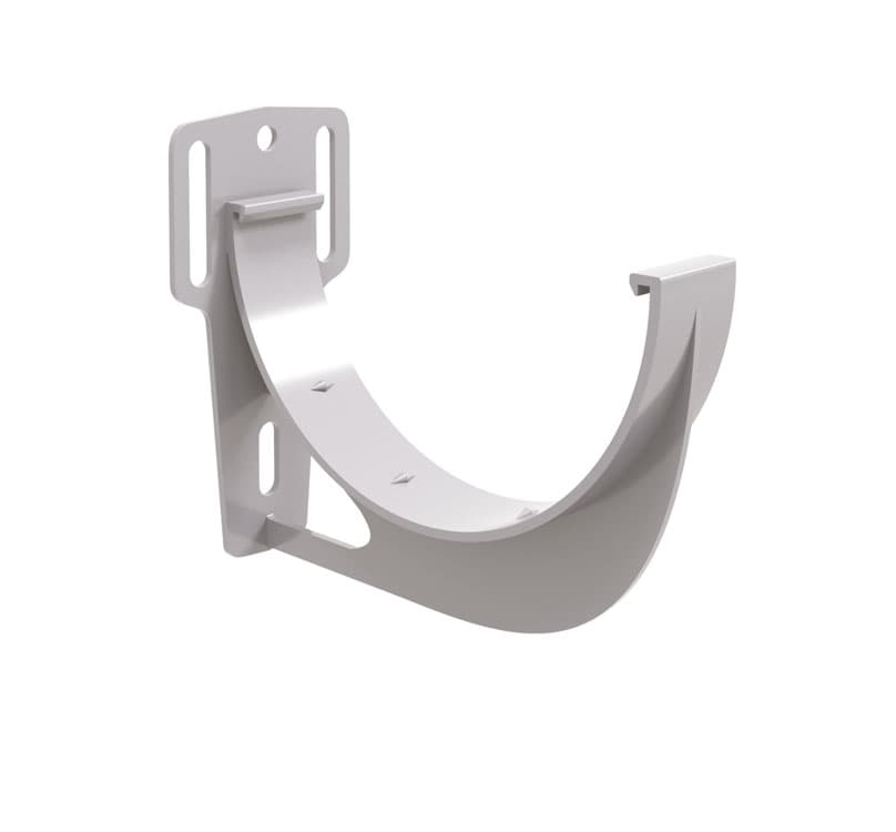 Кронштейн желоба slider Классика 120 ПВХ Grand Line белый (RAL 9003) - Image 1