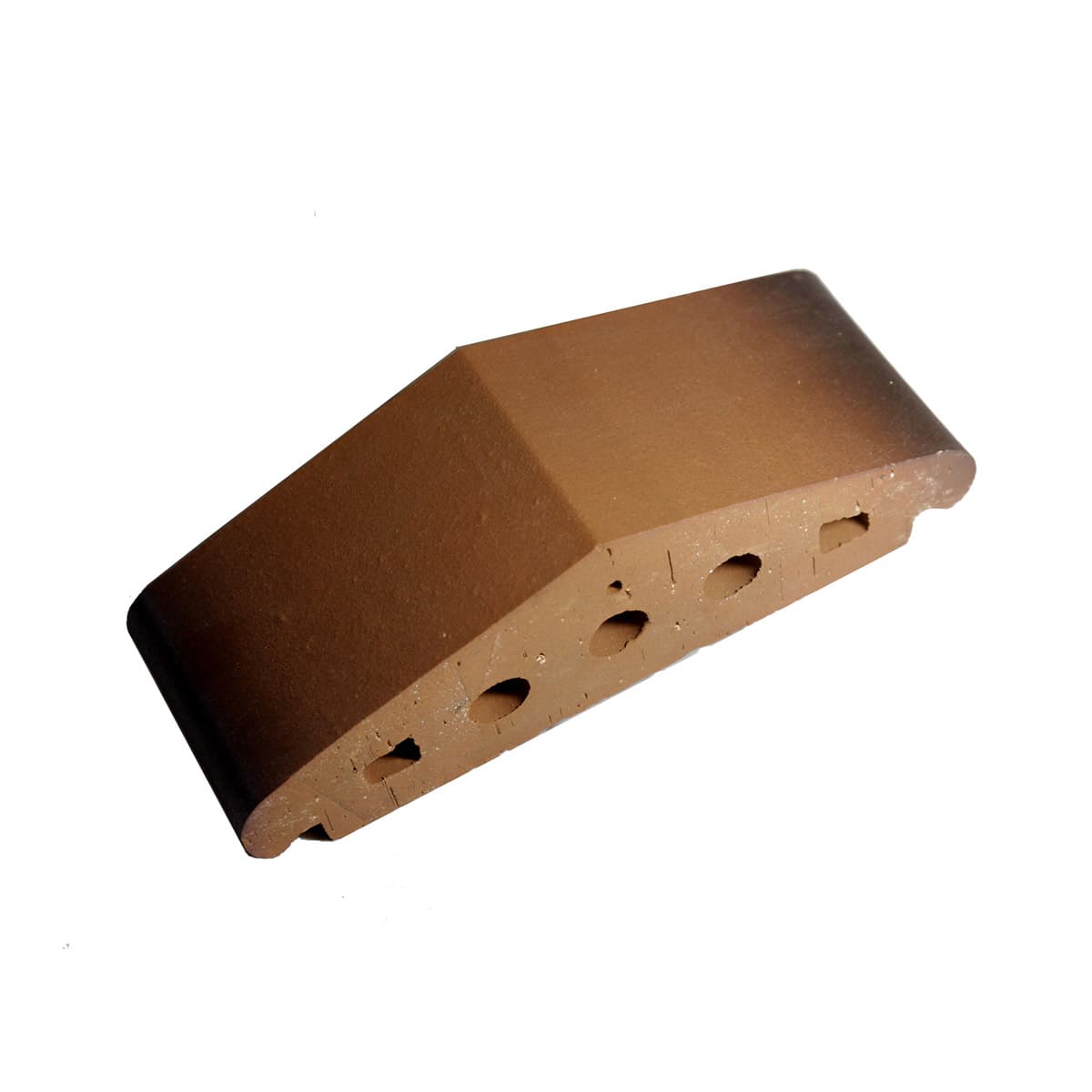 Профильный кирпич ZG Clinker К25 каштановый ангоб тушевой 310*110*90 мм - Image 1