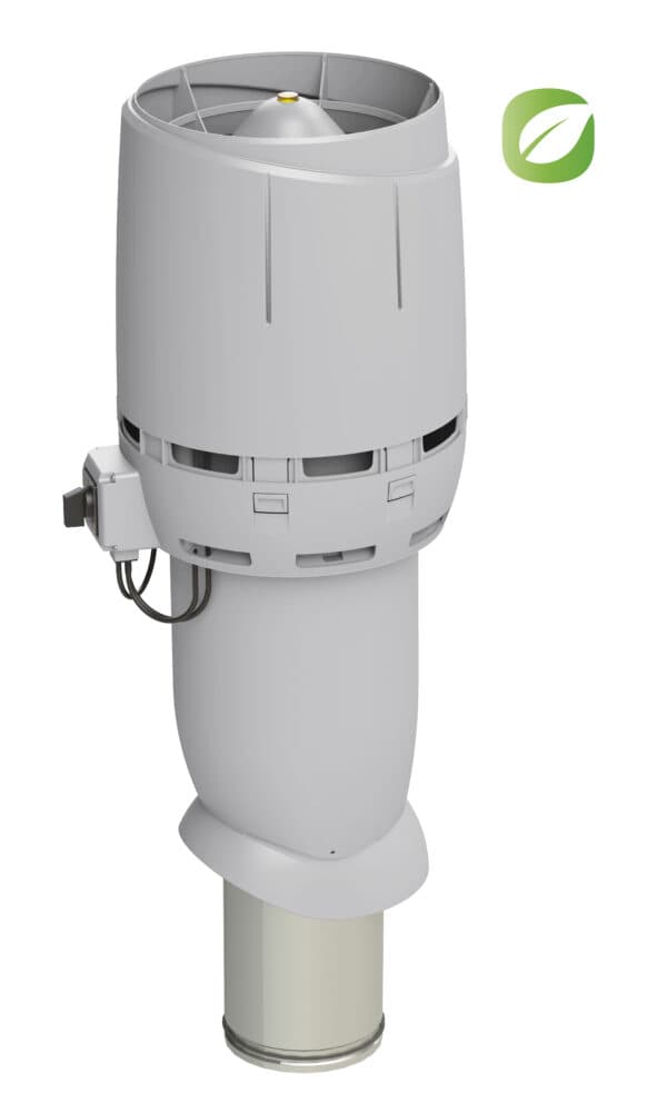 Вентилятор с колпаком Vilpe FLOW ECo160Р/700, светло-серый - Image 1