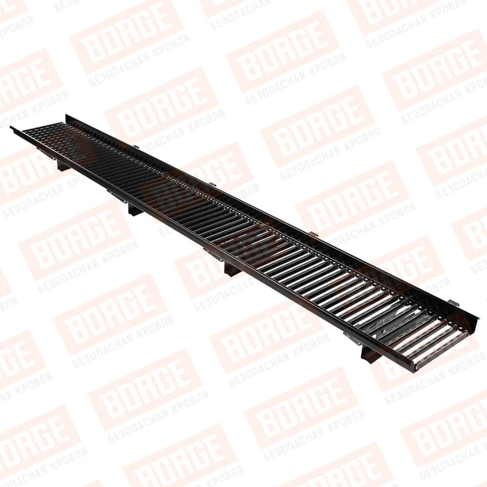 Мостик переходной для черепичной кровли L=3 м Borge черный RAL 9005 - Image 1