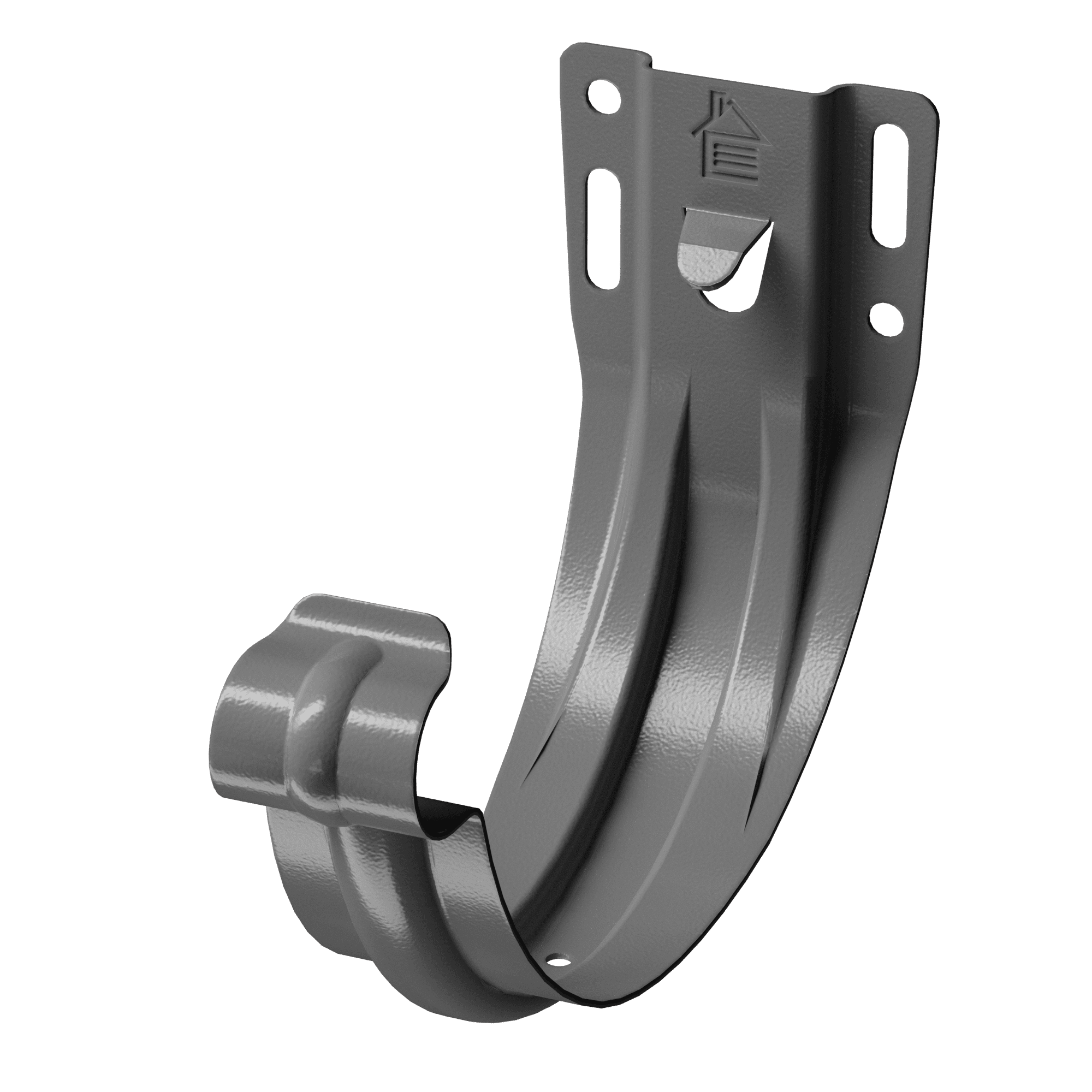 Кронштейн карнизный Ø125 Docke Stal Premium, RAL 7024 Графит - Image 1