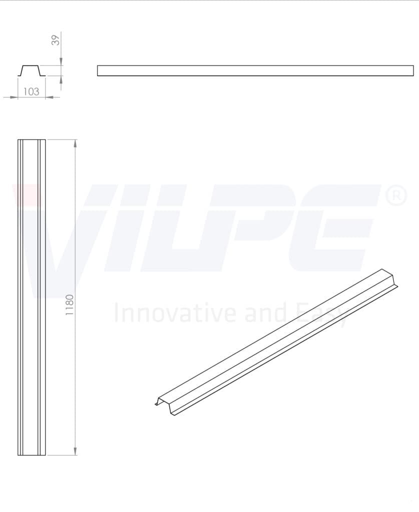 Планки крепежные Vilpe PIPPU / PIIPPU MODULAR - Image 2