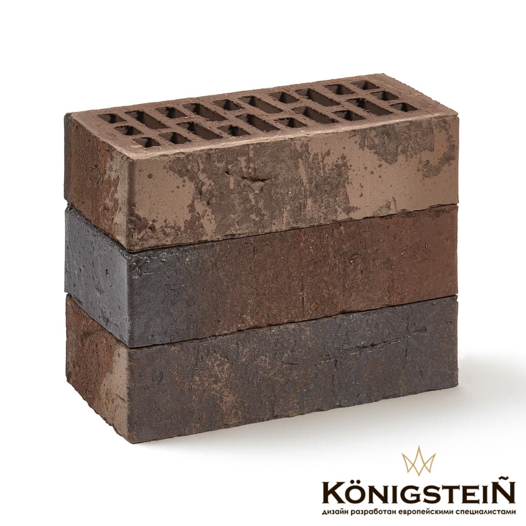 Кирпич керамический пустотелый Konigstein Мангейм сепия 1НФ УС, 250*120*65 мм - Image 2