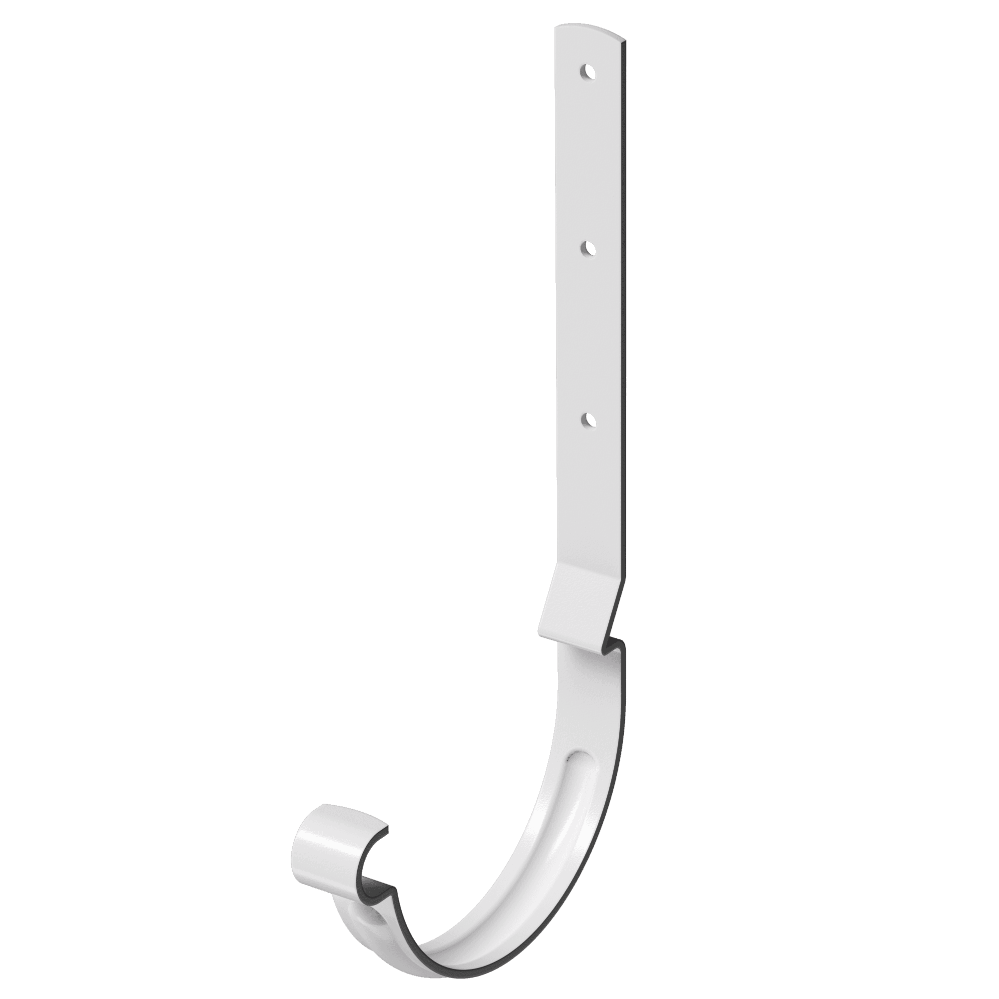 Крюк карнизный длинный Ø125 Docke Stal Premium, RAL 9003 Пломбир - Image 1